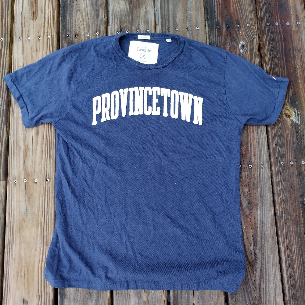 Provincetown Tee Shirt Blue Large